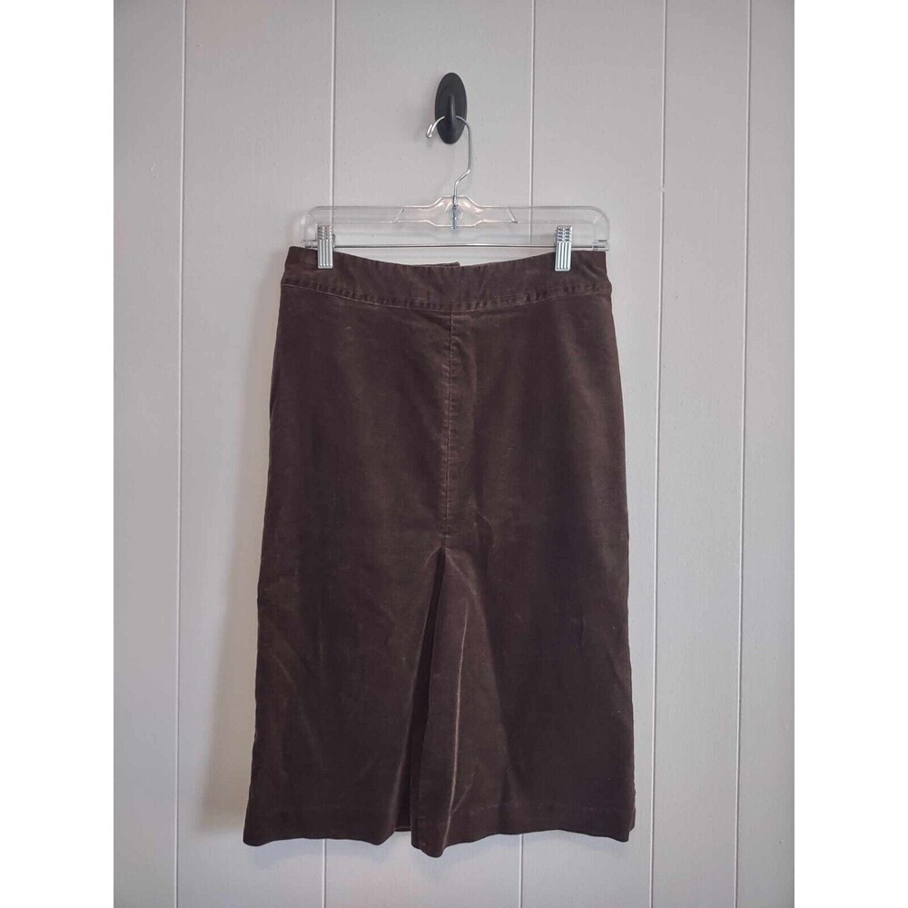 H&M Chocolate Brown Midi Skirt